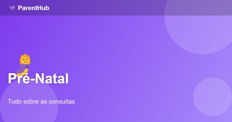 Pré-Natal: Tudo que Você Precisa Saber sobre as Consultas